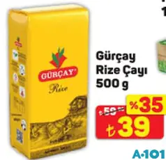 Gürçay Rize 500 gr Siyah Çay
