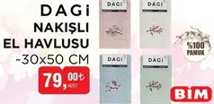 Dagi Nakışlı El Havlusu 30x50 cm Dagi Nakışlı El Havlusu 30x50 cm