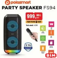 Polosmart Party Speaker Hoparlör FS94 Polosmart Party Speaker Hoparlör FS94