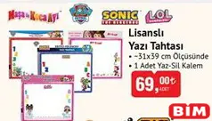 Lisanslı Yazı Tahtası Lisanslı Yazı Tahtası