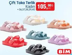 Çift Toka Terlik Kadın Çift Toka Terlik Kadın