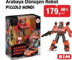 Piccolo Mondi Oyuncak Arabaya Dönüşen Robot Piccolo Mondi Oyuncak Arabaya Dönüşen Robot