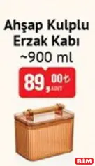 Ahşap Kulplu Erzak Kabı 900 ml Ahşap Kulplu Erzak Kabı 900 ml