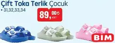 Çift Toka Terlik Çocuk Çift Toka Terlik Çocuk