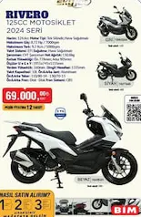 Skyjet Rivero 125 cc Motosiklet 2024 Seri Skyjet Rivero 125 cc Motosiklet 2024 Seri