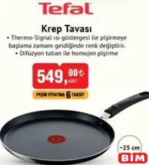 Tefal Krep Tavası 25 cm Tefal Krep Tavası 25 cm