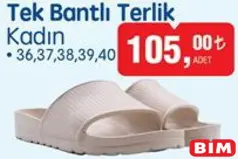Tek Bantlı Terlik Kadın Tek Bantlı Terlik Kadın