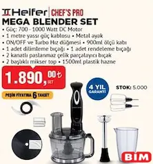 Heifer Chef's Pro Mega Blender Set Heifer Chef's Pro Mega Blender Set