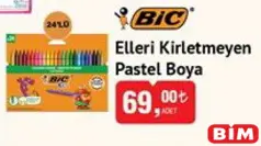 Bic Elleri Kirletmeyen Pastel Boya 24'lü Bic Elleri Kirletmeyen Pastel Boya 24'lü