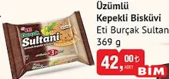 Eti Burçak Sultani Üzümlü Kepekli Bisküvi 369 g Eti Burçak Sultani Üzümlü Kepekli Bisküvi 369 g