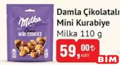 Milka Damla Çikolatalı Mini Kurabiye 110 g Milka Damla Çikolatalı Mini Kurabiye 110 g