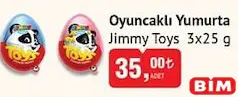Jimmy Toys Oyuncaklı Yumurta 3x25 g Jimmy Toys Oyuncaklı Yumurta 3x25 g
