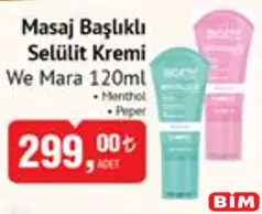 We Mara Masaj Başlıklı Selülit Kremi 120 ml We Mara Masaj Başlıklı Selülit Kremi 120 ml