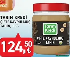 Tarım Kredi Çifte Kavrulmuş Tahin 1 kg Tarım Kredi Çifte Kavrulmuş Tahin 1 kg