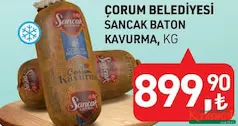 Çorum Belediyesi Sancak Baton Kavurma kg Çorum Belediyesi Sancak Baton Kavurma kg