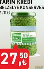 Tarım Kredi Bezelye Konservesi 670 g Tarım Kredi Bezelye Konservesi 670 g
