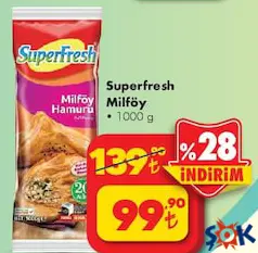 Superfresh Milföy 1000 g