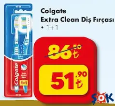 Colgate Extra Clean Diş Fırçası 2'li