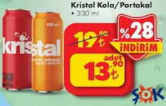 Kristal Kola/Portakal 330 ml
