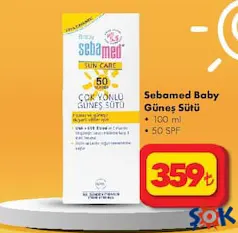Sebamed Baby Güneş Sütü 100 ml 50 SPF