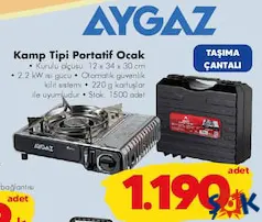 Aygaz Kamp Tipi Portatif Ocak
