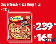 Superfresh Pizza King 4'lü 780 g