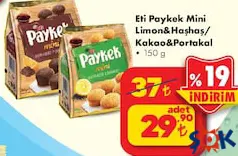 Eti Paykek Mini Limon&Haşhaş/Kakao&Portakal Kek 150 g