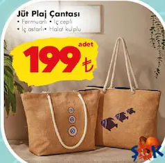 Jüt Plaj Çantası