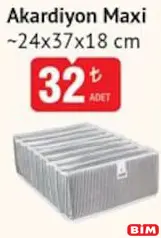 Akardiyon Maxi 24x37x18 cm Akardiyon Maxi 24x37x18 cm