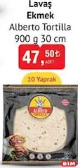 Alberto Tortilla Lavaş Ekmek 900 g 30 cm Alberto Tortilla Lavaş Ekmek 900 g 30 cm