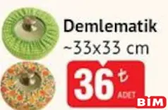 Demlematik 33x33 cm Demlematik 33x33 cm