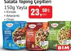 Yayla Salata Toping Çeşitleri 150 g Yayla Salata Toping Çeşitleri 150 g