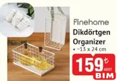 Finehome Dikdörtgen Organizer 13x24 cm Finehome Dikdörtgen Organizer 13x24 cm