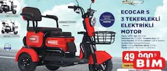 Skyjet Ecocar 5 3 Tekerlekli Elektrikli Motor Skyjet Ecocar 5 3 Tekerlekli Elektrikli Motor