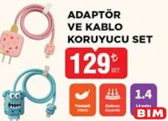 Polosmart Adaptör ve Kablo Koruyucu Set Polosmart Adaptör ve Kablo Koruyucu Set