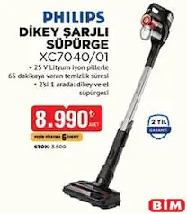 Philips XC7040/01 Dikey Şarjlı Süpürge Philips XC7040/01 Dikey Şarjlı Süpürge