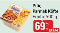 Erpiliç Piliç/Tavuk Parmak Köfte 500 g Erpiliç Piliç/Tavuk Parmak Köfte 500 g