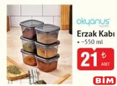 Okyanus Home Erzak Kabı 550 ml Okyanus Home Erzak Kabı 550 ml
