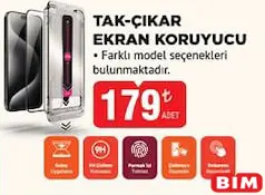 Polosmart Tak-Çıkar Ekran Koruyucu Polosmart Tak-Çıkar Ekran Koruyucu