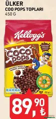 Ülker Kellogg's Coco Pops Topları 450 g Ülker Kellogg's Coco Pops Topları 450 g
