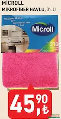 Microll Mikrofiber Havlu 3'lü Microll Mikrofiber Havlu 3'lü