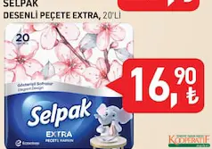 Selpak Desenli Peçete 20'li Selpak Desenli Peçete 20'li