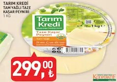 Tarım Kredi Tam Yağlı Taze Kaşar Peyniri 1 kg Tarım Kredi Tam Yağlı Taze Kaşar Peyniri 1 kg