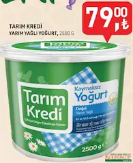 Tarım Kredi Yarım Yağlı Yoğurt 2500 g Tarım Kredi Yarım Yağlı Yoğurt 2500 g