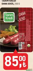 Tarım Kredi Dana Sosis 250 g Tarım Kredi Dana Sosis 250 g