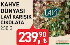 Kahve Dünyası Lavi Karışık Çikolata 250 g - Bayram Şekeri/Çikolatası Kahve Dünyası Lavi Karışık Çikolata 250 g - Bayram Şekeri/Çikolatası