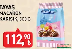 Tayas Macaron Karışık 500 g - Bayram Şekeri/Çikolatası Tayas Macaron Karışık 500 g - Bayram Şekeri/Çikolatası