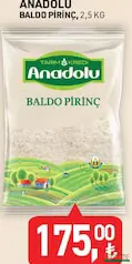 Tarım Kredi Baldo Pirinç 2,5 kg Tarım Kredi Baldo Pirinç 2,5 kg