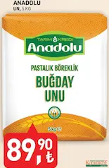 Tarım Kredi Anadolu Un 5 kg Tarım Kredi Anadolu Un 5 kg