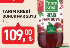 Tarım Kredi Donuk Nar Suyu 1 L Tarım Kredi Donuk Nar Suyu 1 L